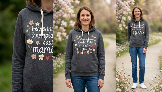 Hoodie Maman Unique & Précieuse