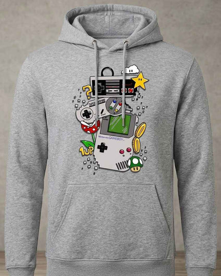 Hoodie Retro Gamer Icônes Nintendo Classiques