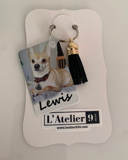 Mon Cœur à Pattes – Porte-clé Souvenir Personnalisé Animal de Compagnie