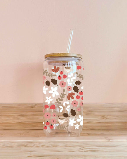 Verre boho - mosaïque d'automne