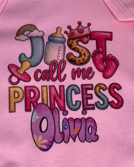 Cache-Couche Personnalisé "Just Call Me Princess"