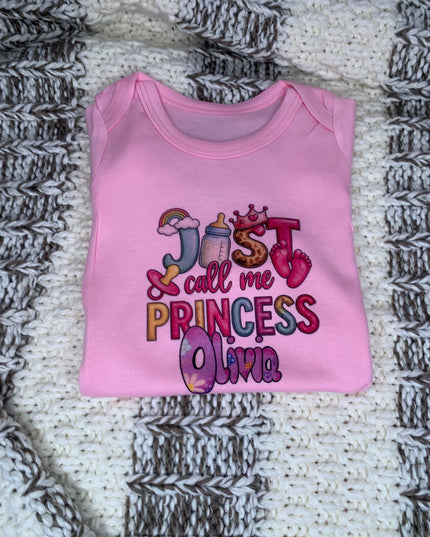 Cache-Couche Personnalisé "Just Call Me Princess"