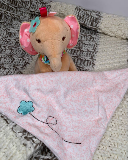 Doudou Éléphant avec Couverture Personnalisable