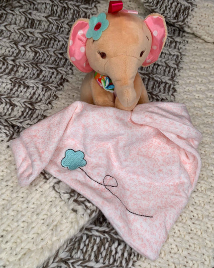 Doudou Éléphant avec Couverture Personnalisable