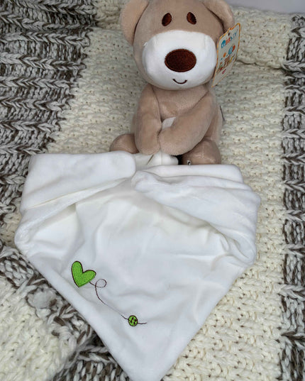 Doudou Ourson avec Couverture Personnalisable