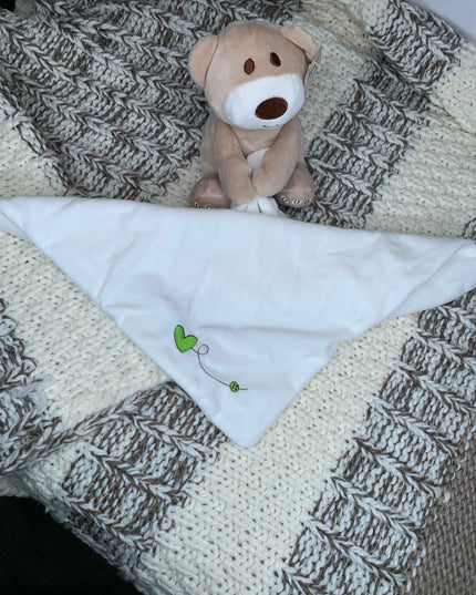 Doudou Ourson avec Couverture Personnalisable