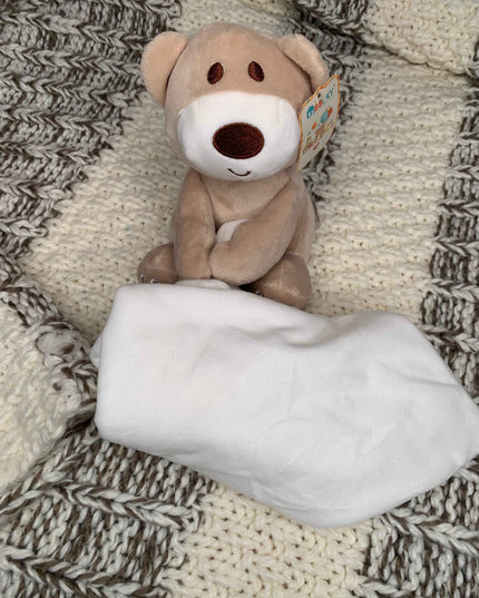 Doudou Ourson avec Couverture Personnalisable