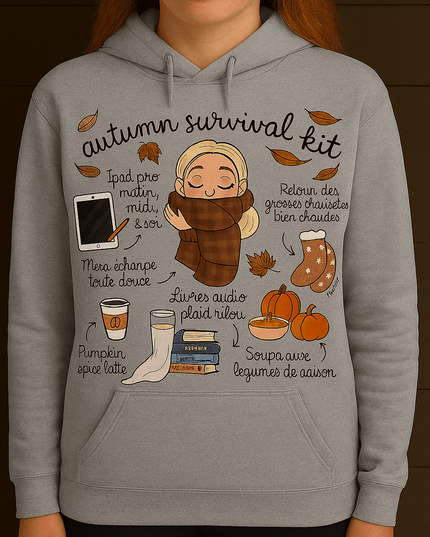 Hoodie "Autumn Survival Kit" - L'Atelier 9 3/4