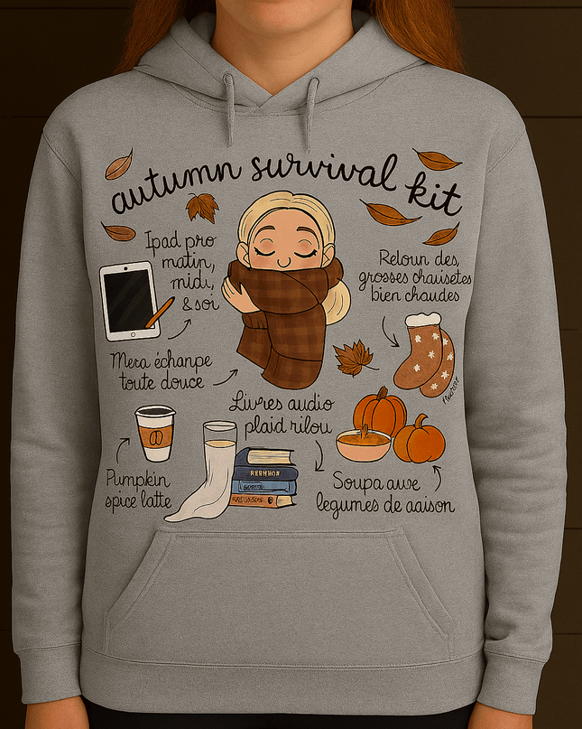 Hoodie "Autumn Survival Kit" - L'Atelier 9 3/4