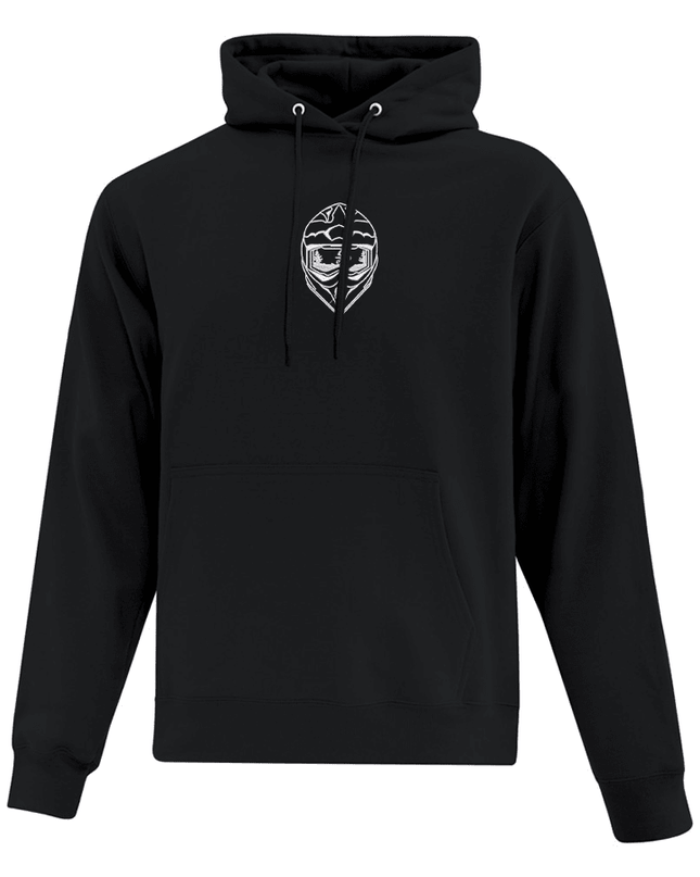Hoodie Casque Motocross brodé - L'atelier 9¾
