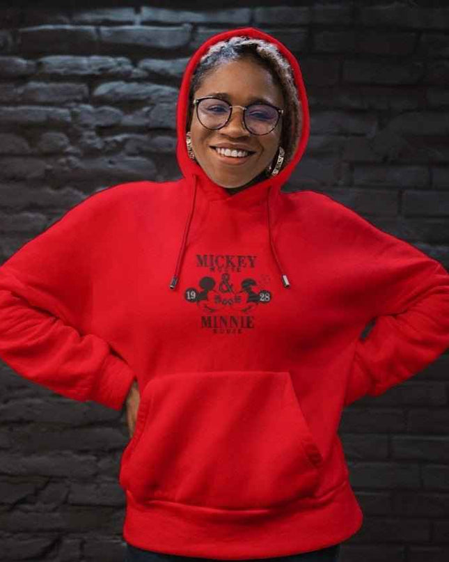 Hoodie Mickey & Minnie brodé
