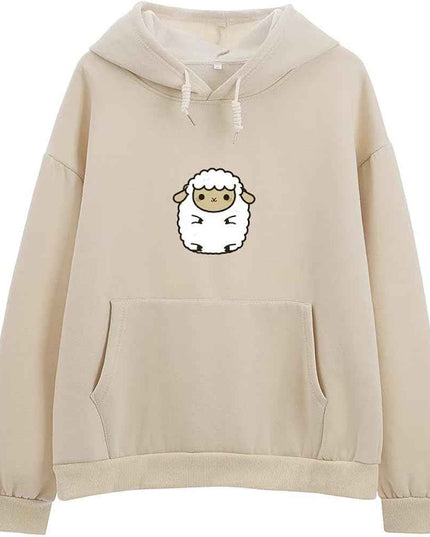 Hoodie Mouton Doux & Stylé - Chandail à Capuchon Personnalisé Confortable