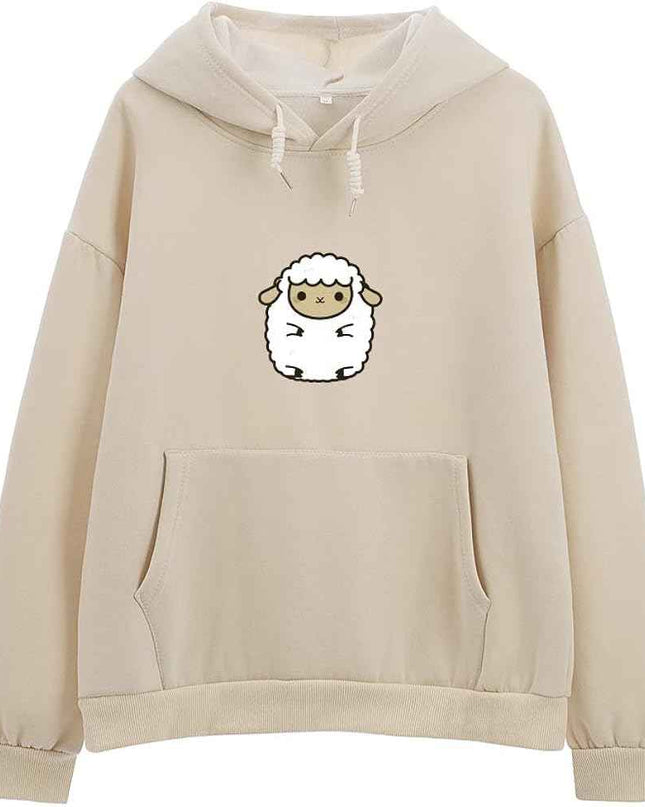 Hoodie Mouton Doux & Stylé - Chandail à Capuchon Personnalisé Confortable
