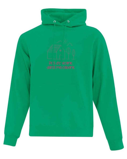 Hoodie "Pas d'chicane dans ma cabane" brodé