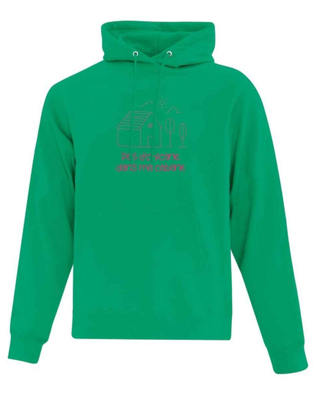 Hoodie "Pas d'chicane dans ma cabane" brodé
