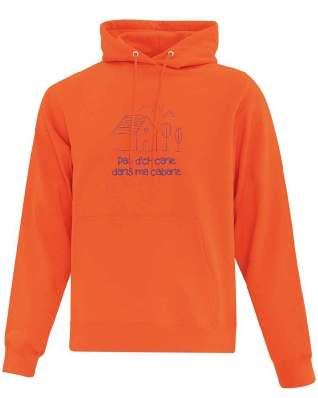 Hoodie "Pas d'chicane dans ma cabane" brodé
