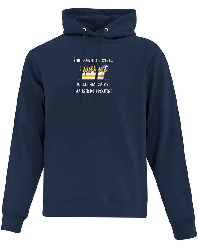 Hoodie Poutine imprimé