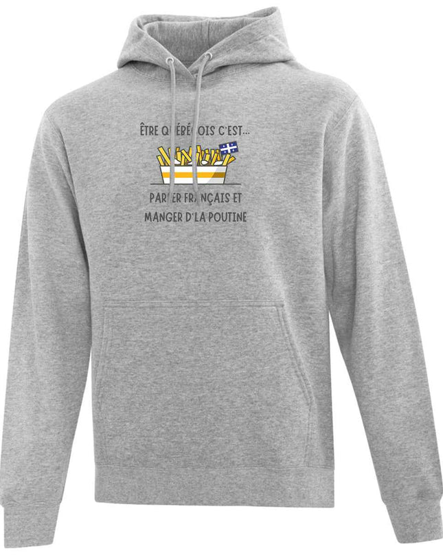 Hoodie Poutine imprimé