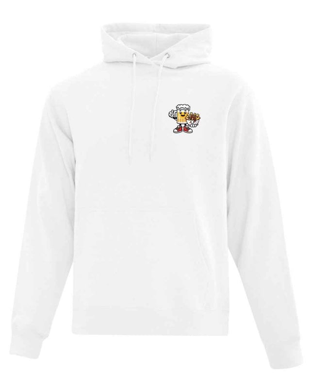 Hoodie "Recette du bonheur" imprimé