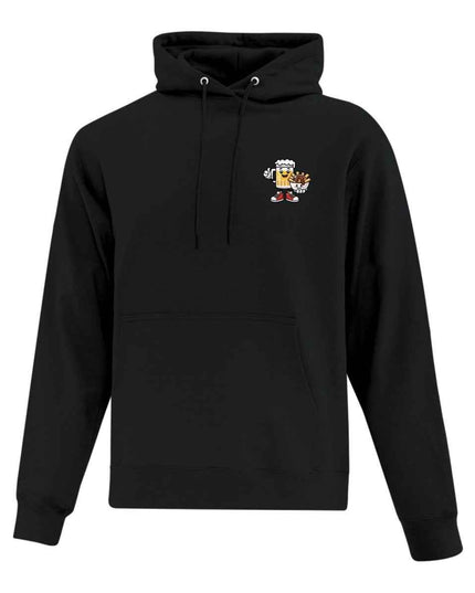 Hoodie "Recette du bonheur" imprimé