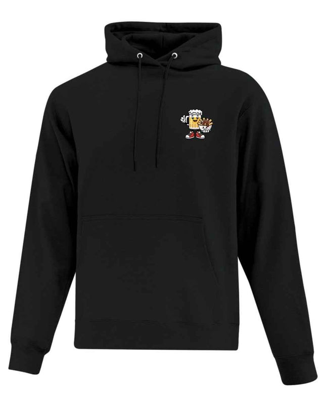 Hoodie "Recette du bonheur" imprimé