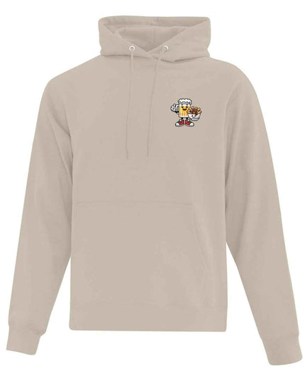 Hoodie "Recette du bonheur" imprimé