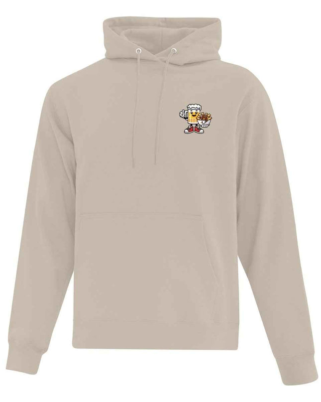 Hoodie "Recette du bonheur" imprimé