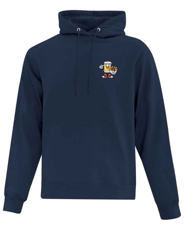 Hoodie "Recette du bonheur" imprimé