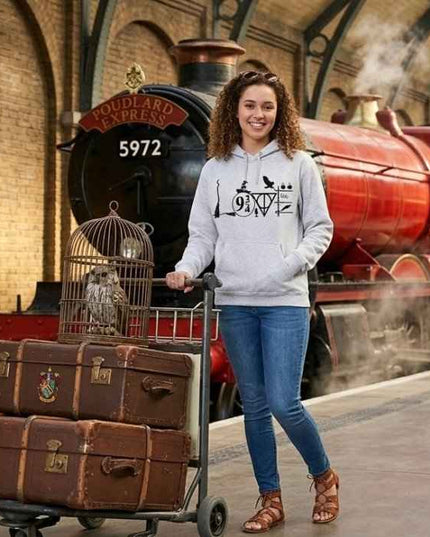 Hoodie Sorcier Tous tes symboles préférés en un seul look