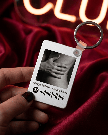 "Ma Musique mon souvenir " – Porte - clé Personnalisé style Spotify - L'Atelier 9¾