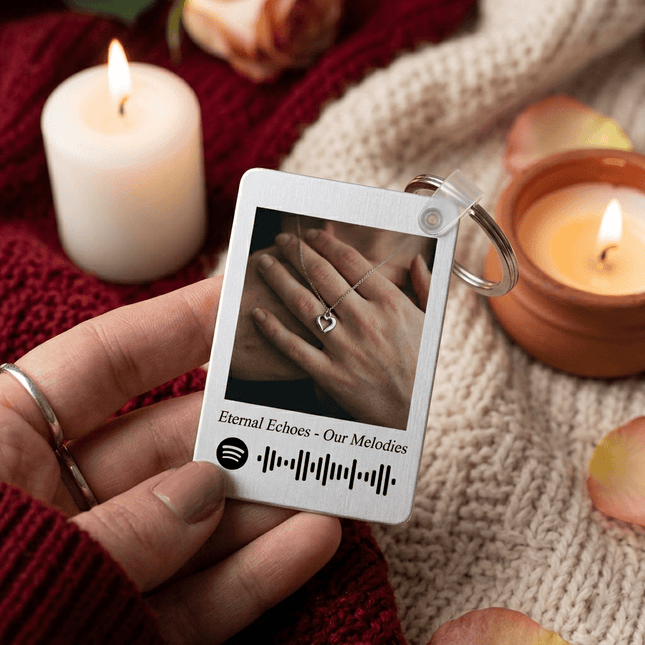 "Ma Musique mon souvenir " – Porte - clé Personnalisé style Spotify - L'Atelier 9¾