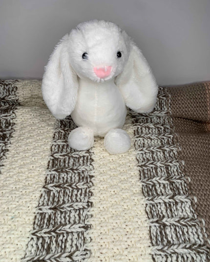 Peluche Lapin Personnalisable - Prénom et Design